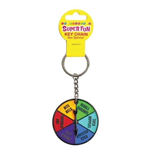 Super Fun Sex Spinner Keychain Multi Color