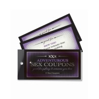 Sex Adventures Coupon Book for Couples