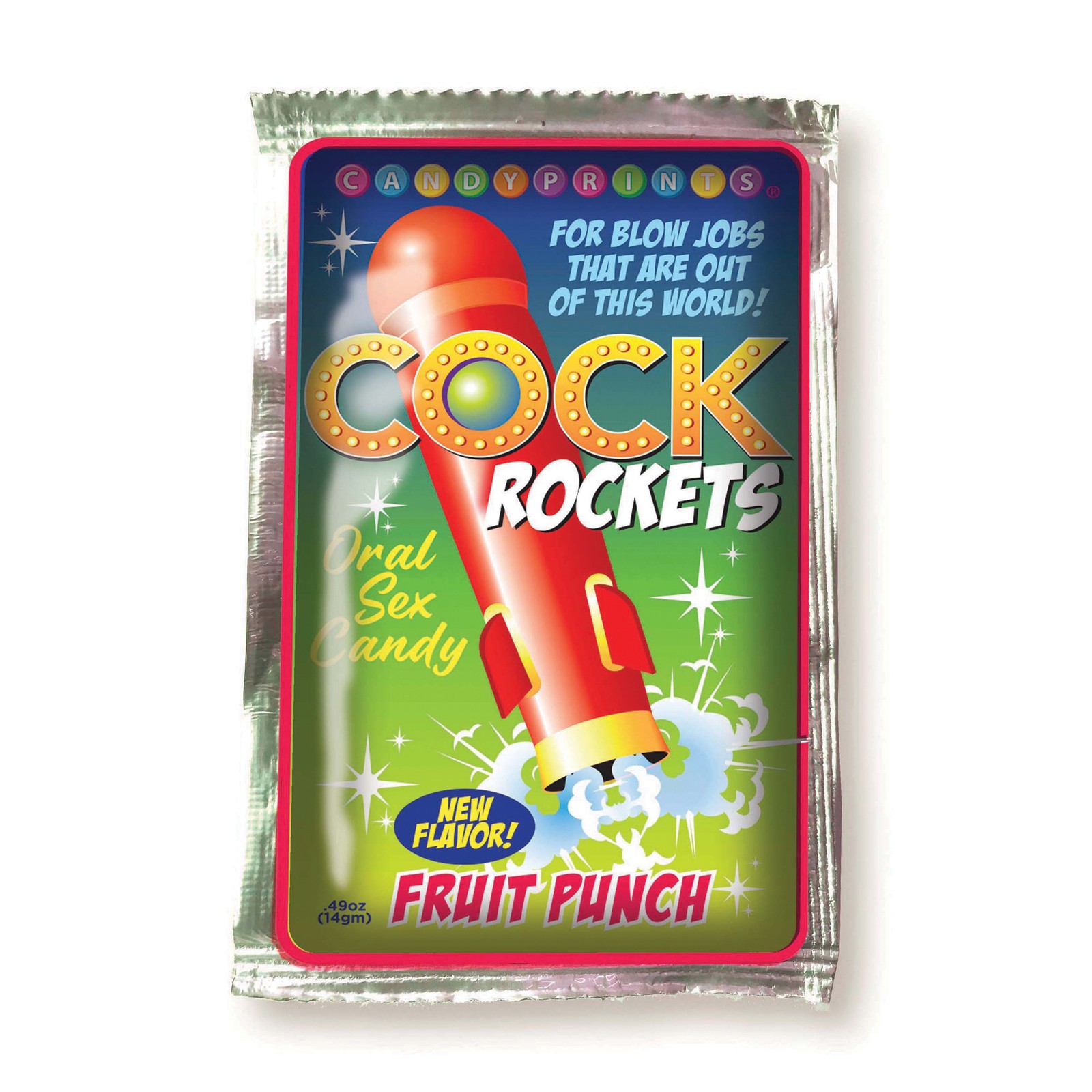 Caramelo Oral Cock Rockets Sabor Fruit Punch