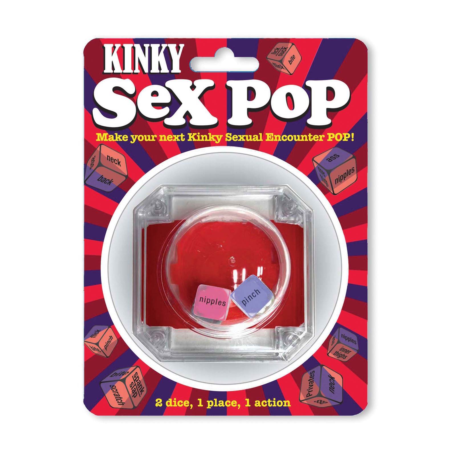 Kinky Sex Pop Dice Game - Exciting Couples Fun