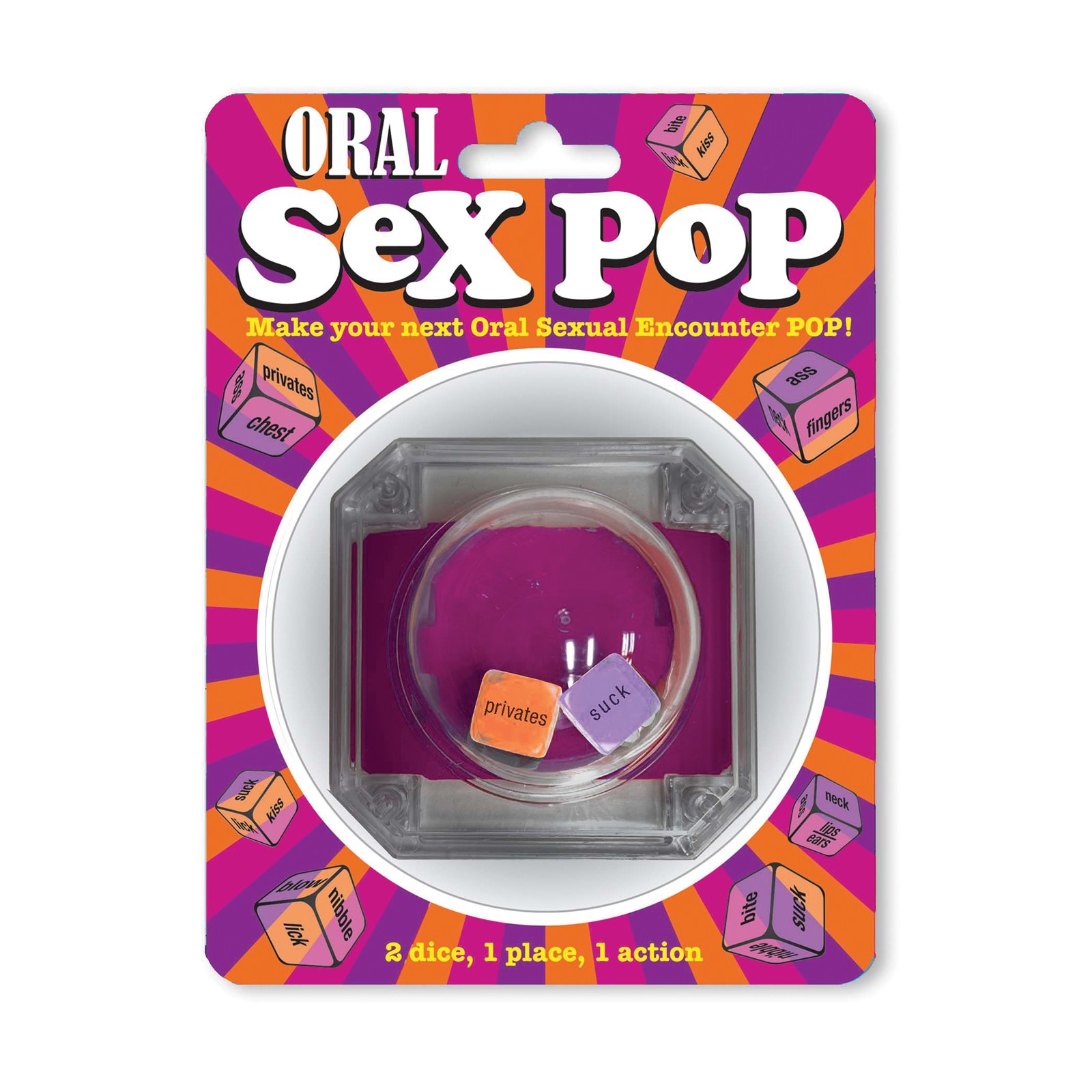 Juego de Dados Pop Oral para Parejas