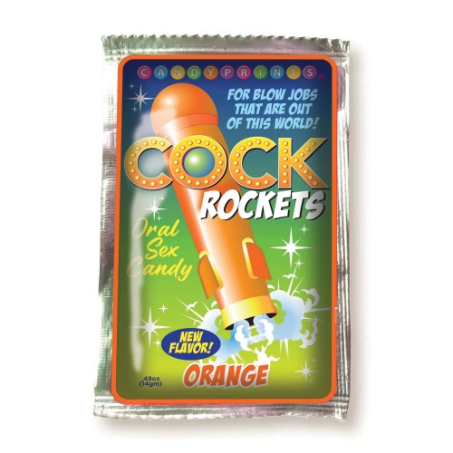 Cock Rockets Oral Sex Candy Pop - Orange