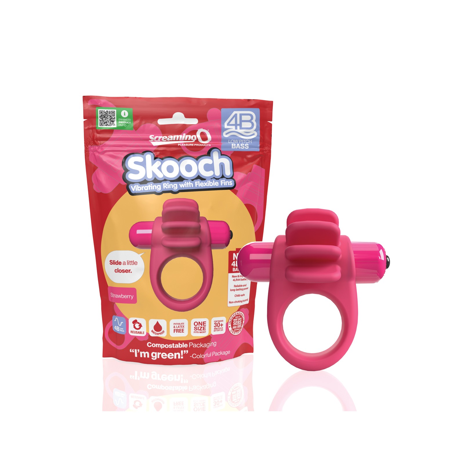 Screaming O 4B Skooch Strawberry