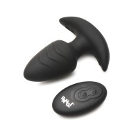 Bang! Rotating & Vibrating Butt Plug w/Remote - Black