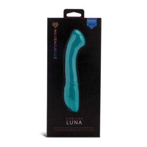 Vibrador Luna Velvet Touch de Nu Sensuelle Verde Esmeralda