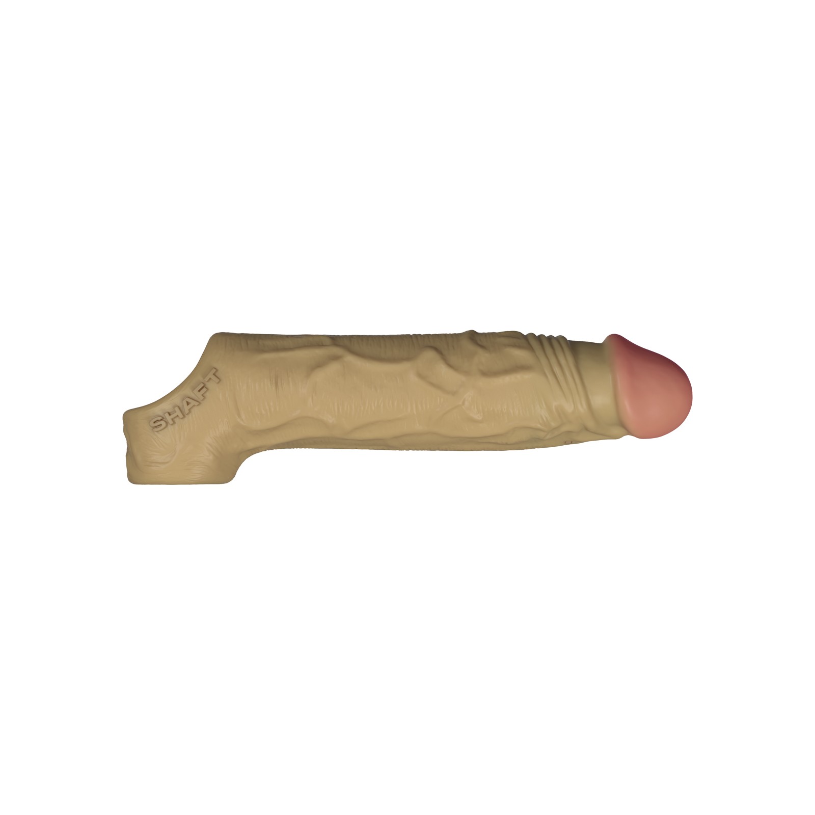 Flexskin Liquid Silicone 7.8 Inch Vibrating Sheath Oak