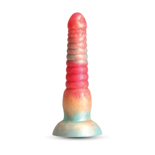 Colors Stacked 6 Inch Dildo Red Gold