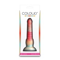 Colors Stacked 6 Inch Dildo Red Gold