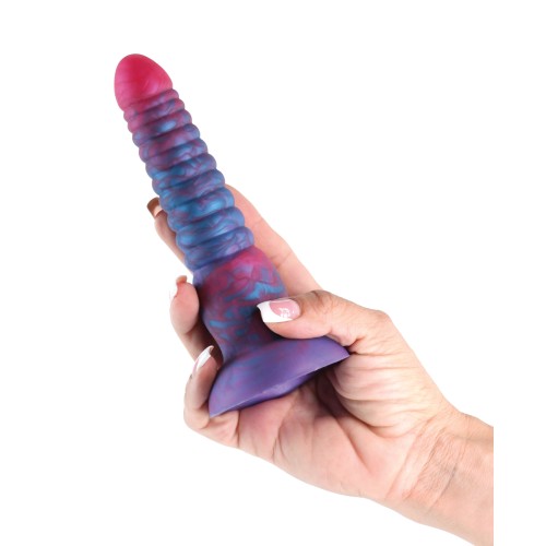 Stacked 6" Dildo Pink Blue - Vibrant Pleasure