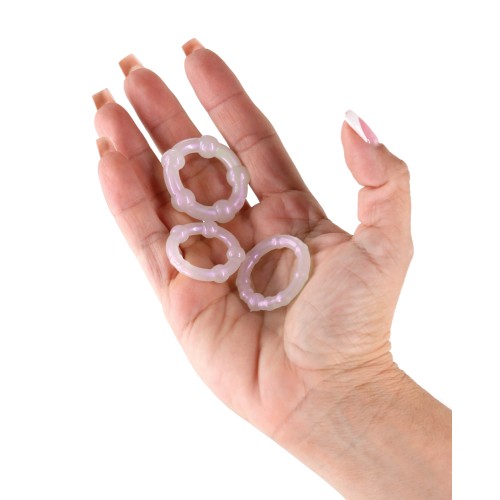 Fantasia Intensity Cock Rings Pearl