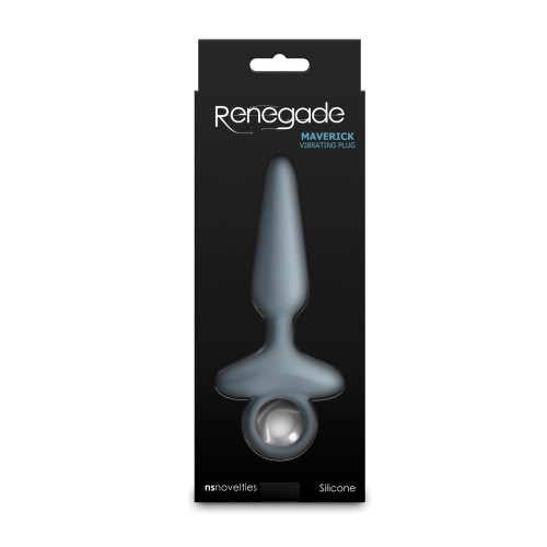 Plug Anal Vibrador Renegade Maverick - Gris