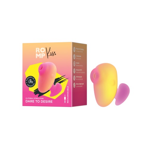 ROMP Kiss Clitoral Air Pulse Stimulator - Portable Pleasure