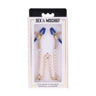 Cougar Chained Nipple Clamps