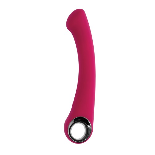 Evolved Pleasure Curve G-Spot Vibrator Burgundy