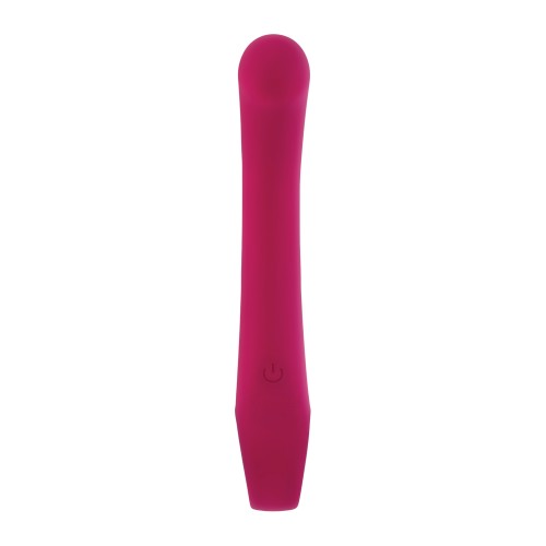 Evolved Pleasure Curve G-Spot Vibrator Burgundy