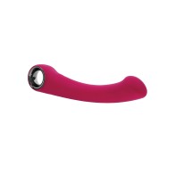 Evolved Pleasure Curve G-Spot Vibrator Burgundy