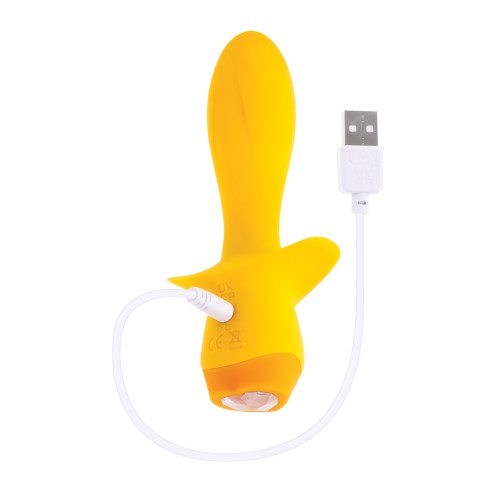 Selopa Mellow Yellow Vibrating Plug - Yellow