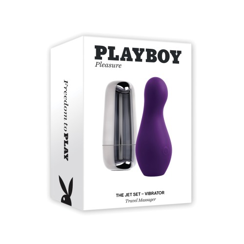 Playboy Jet Set Vibrator Acai Silver - Luxury Pleasure