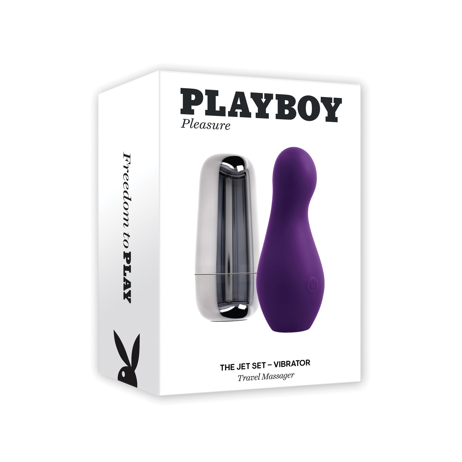 Playboy Jet Set Vibrator Acai Silver - Luxury Pleasure