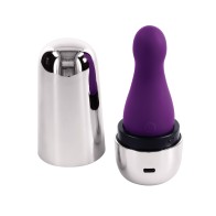 Playboy Jet Set Vibrator Acai Silver - Luxury Pleasure