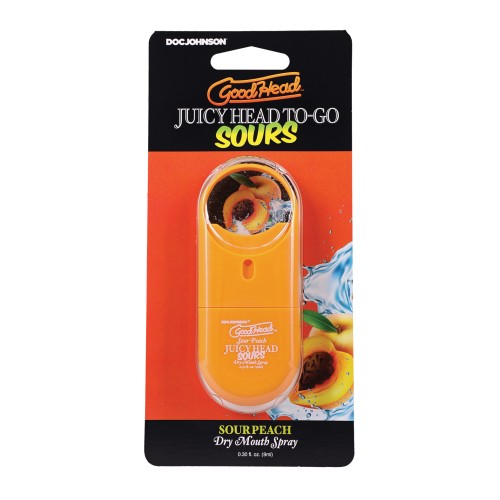 GoodHead Juicy Head Spray para Boca Seca Para Llevar Durazno Ácido