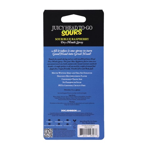 GoodHead Juicy Head Dry Mouth Spray - Sour Blue Raspberry