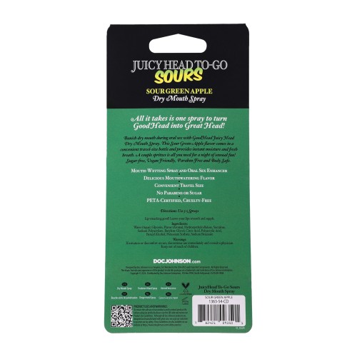 GoodHead Juicy Head Dry Mouth Spray Sour Green Apple