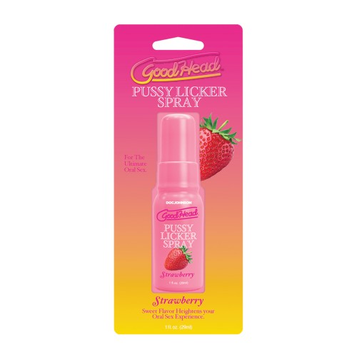 Spray GoodHead Licker de Fresa para Dulzura