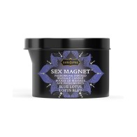 Kama Sutra Pheromone Massage Candle Blue Lotus 6 oz