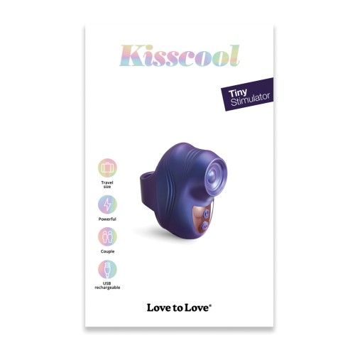 Love to Love Kisscool Vibrador de Dedo - Índigo Medianoche