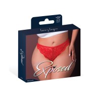 Red Sugar High Split Crotch Panty - Queen Size