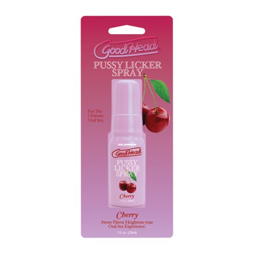 GoodHead Spray Licker para Ella de Cereza para Sensaciones Dulces