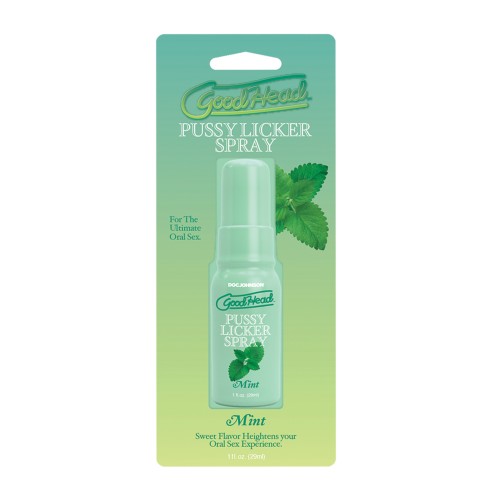 GoodHead Mint Pussy Licker Spray 1 oz