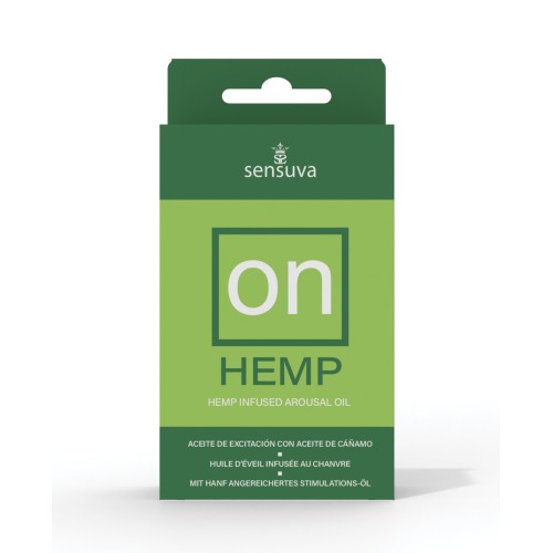 Aceite de Arousal ON Hemp para Placer Íntimo