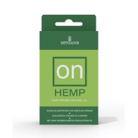 Aceite de Arousal ON Hemp para Placer Íntimo