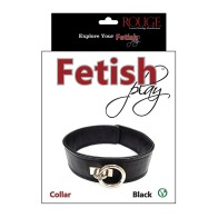 Rouge Vegan Leather BDSM Collar for Couples