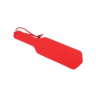 Rouge Fetish Play Vegan Leather Paddle Red