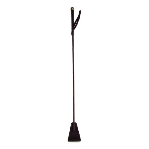 Rouge Fetish Vegan Leather Riding Crop Black