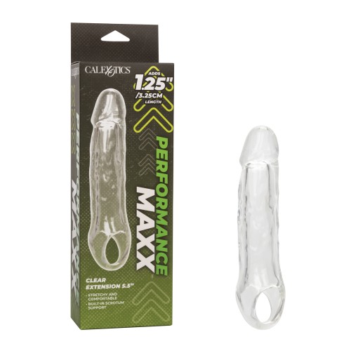 Extensión de Pene Performance Maxx Transparente 5.5" para Mayor Placer