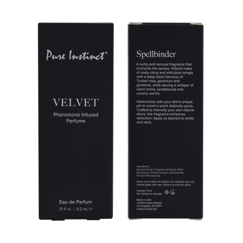 Perfume de Feromonas Pure Instinct Velvet Spray