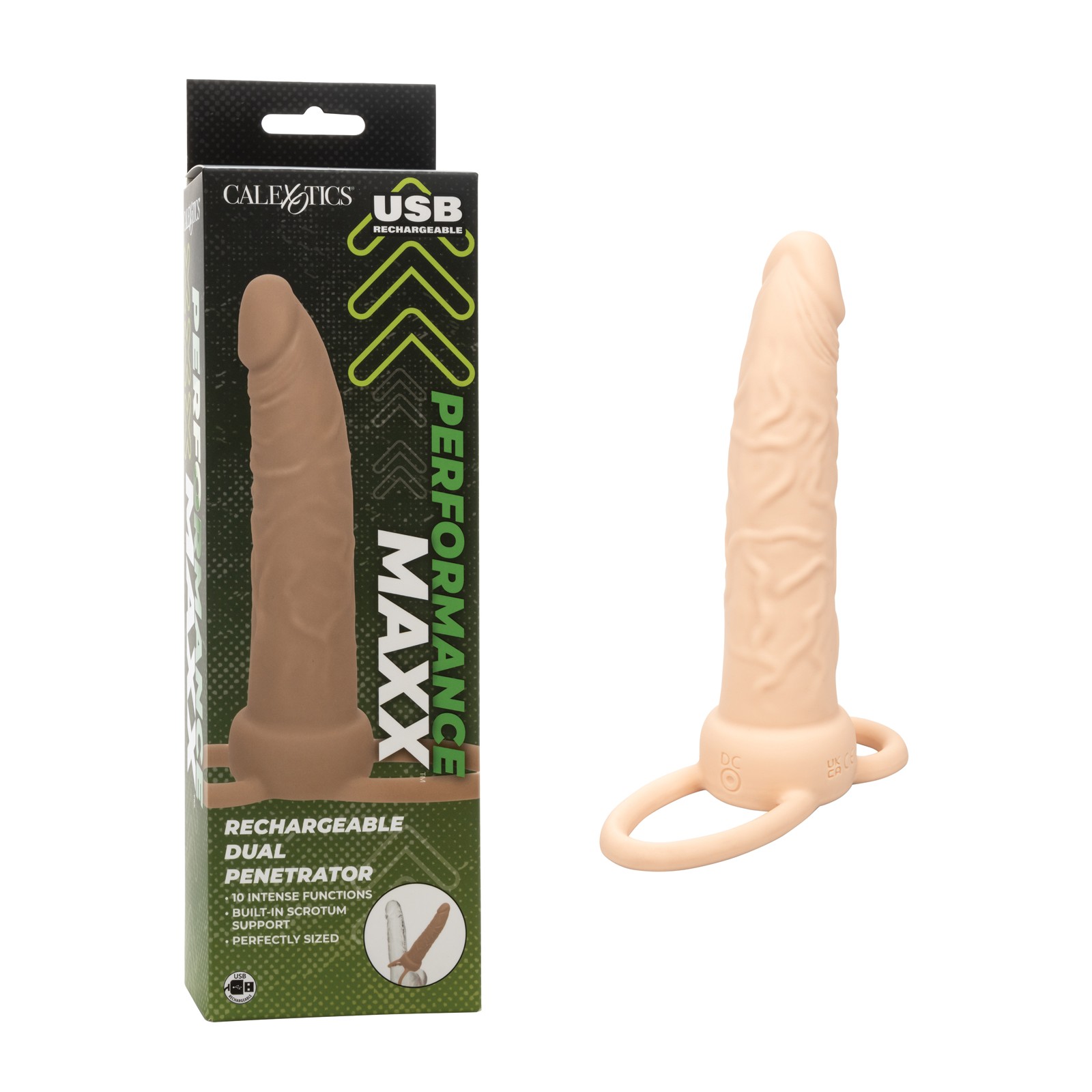 Performance Maxx Rechargeable Dual Penetrator Ivory