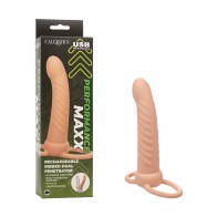 Performance Maxx Rechargeable Ribbed Dual Penetrator Ivory