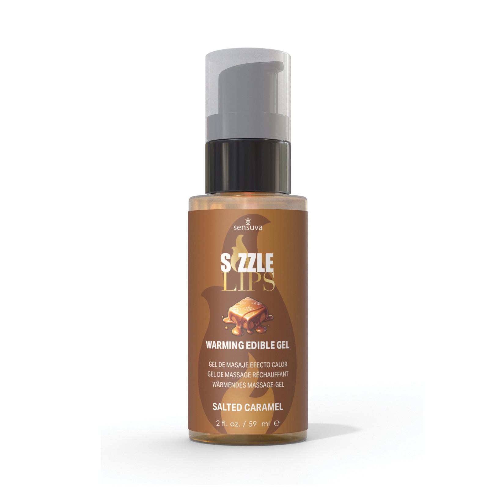 Sizzle Lips Edible Warming Gel for Intimacy