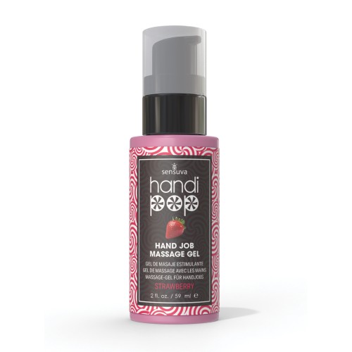 Handipop Hand Job Massage Gel - Strawberry - 2 oz