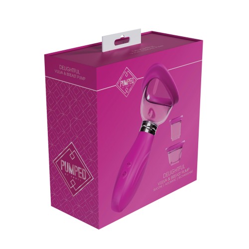 Pumpeador Delightful Clitoral, Nipple & Breast de Shots Rosa