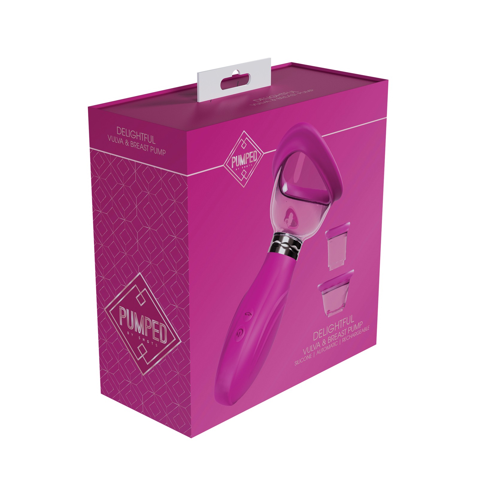 Pumpeador Delightful Clitoral, Nipple & Breast de Shots Rosa