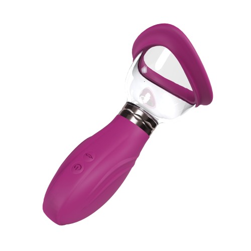 Pumpeador Delightful Clitoral, Nipple & Breast de Shots Rosa