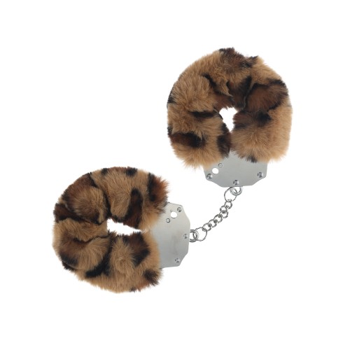 Esposas de Peluche Resistentes Shots Ouch! - Leopardo