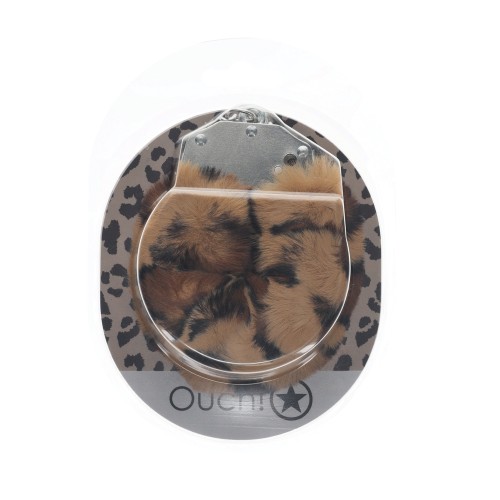 Esposas de Peluche Resistentes Shots Ouch! - Leopardo