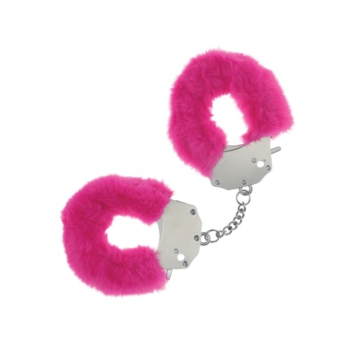 Heavy-duty Fluffy Handcuffs - Pink